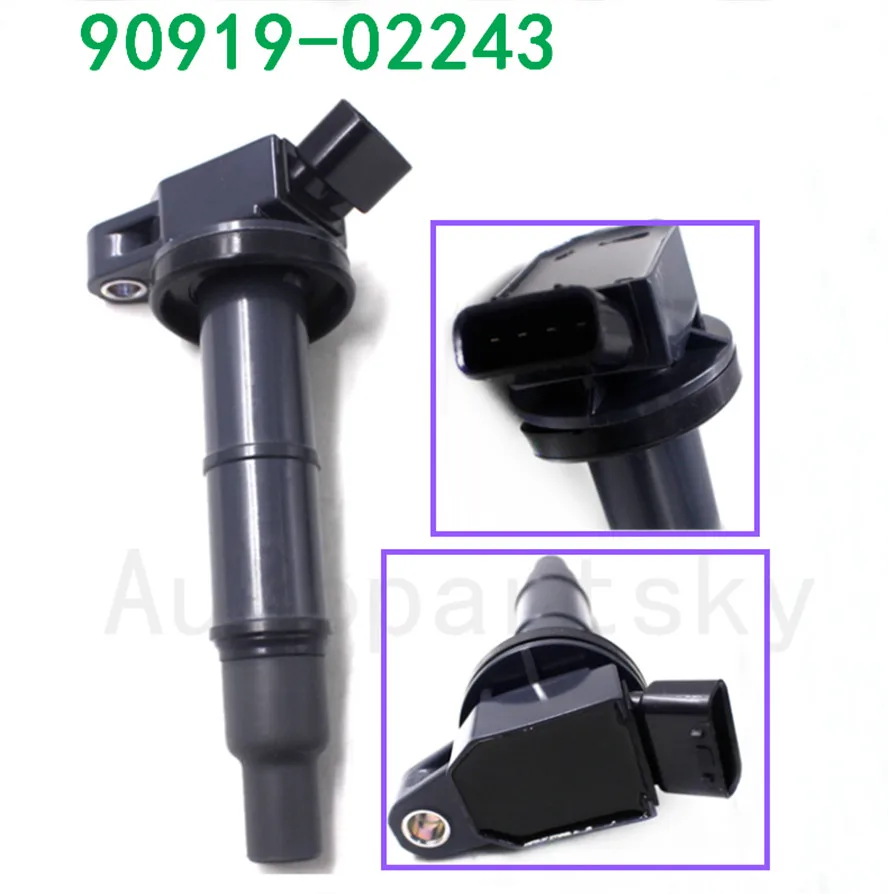 90919-02244 Катушка зажигания для Toyota Camry Highlander RAV4 Scion TC XB Lexus 2,4 90919-02266 90919-02243 UF333 B276 C1330