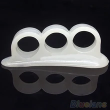 2016 2PCS Gel Toe Separators Stretchers Alignment Bunion Pain Relief Feet Care 7GWV