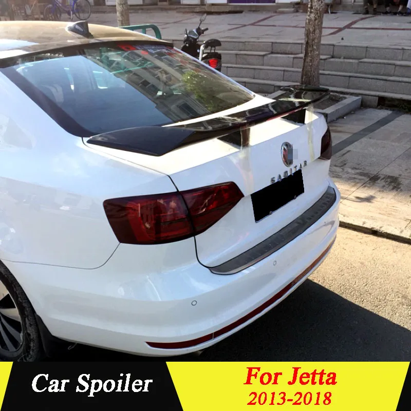 

Universial Sedan Car Spoiler For VolkswagenJetta Sagitar 2013-2018 ABS Material Unpainted Primer Trunk Rear Wing Spoiler