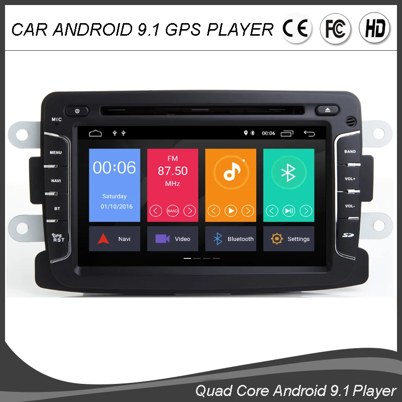 Android 9 0 четырехъядерный автомобильный DVD GPS плеер для Dacia Sandero Duster Captur Lada Xray 2 Logan Dokker