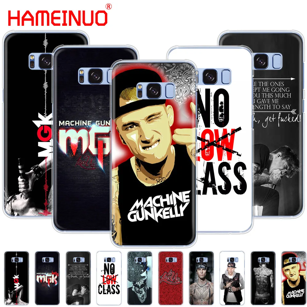 HAMEINUO Mgk Machine Gun Kelly Чехол для мобильного телефона на шнуровке Samsung Galaxy S9 S7 edge PLUS S8 S6 S5