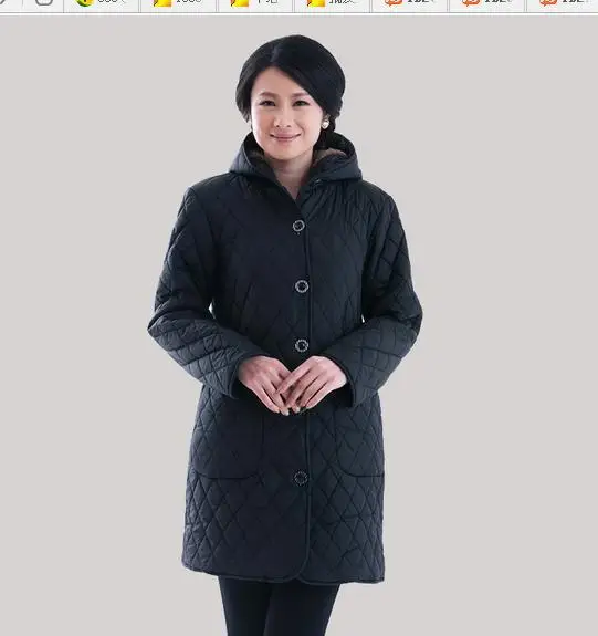 

Down Parkas Autumn and winter explosion models big yards Slim hooded jacket multicolor was thin casual coat 92398