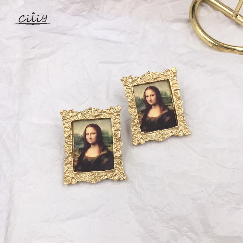 

Ciliy Drop Earrings For Woman Exquisite Photo Album Earrings Retro Baroque Vintage Jewelry Orecchini Donna 2019 S2208hx
