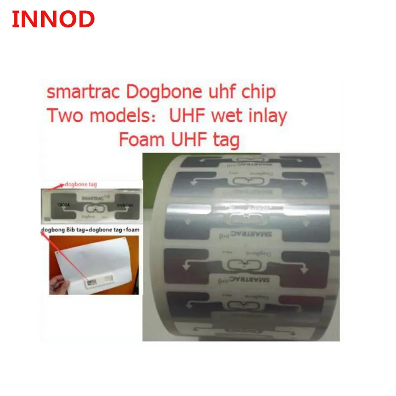 250 шт./лот uhf стяжка RFID Smartrac tag impinj monza R6 marathon чип синхронизация гоночная система|rfid