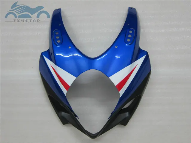 Kit de carenagem, atualização, para motocicleta suzuki 2007 2008 gsxr1000 k7, conjunto de carenagem para motos 07 08 gsx r1000, pós-venda azul branco 5