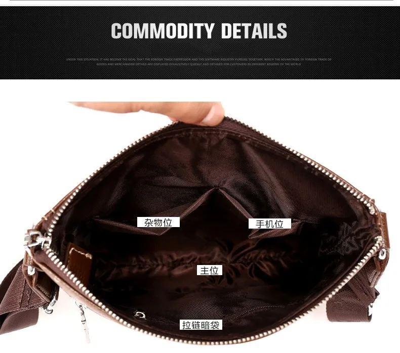 Новые модные мужские сумки-мессенджеры, кожаная мужская сумка через плечо, повседневный портфель, брендовые сумки morer#3001-1