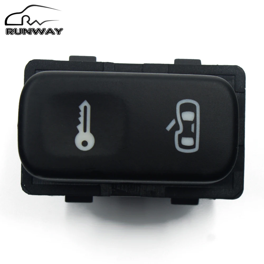 Кнопка переключения центральной двери для Skoda Octavia Mk2 Yeti 2004 2013 черная 1Z0 962 125A / 1ZD