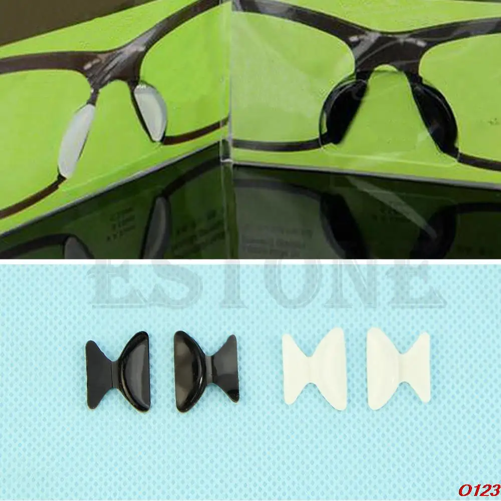 5 пар очков солнцезащитных очков очки Противоскользящие силиконовые ручки на нос Pad-O123