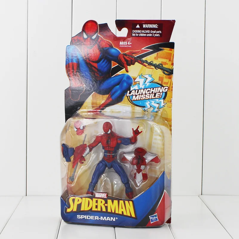 

5" 13cm Super Heroes The Avengers Spider-Man Spiderman Launching Missile PVC Action Figure Collection Model Toy