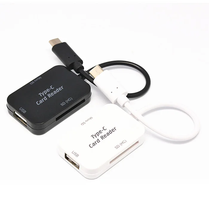 USB 3,1 type C к USB 2,0 концентратор SD TF карта памяти ридер + OTG адаптер для Macbook PC ND998