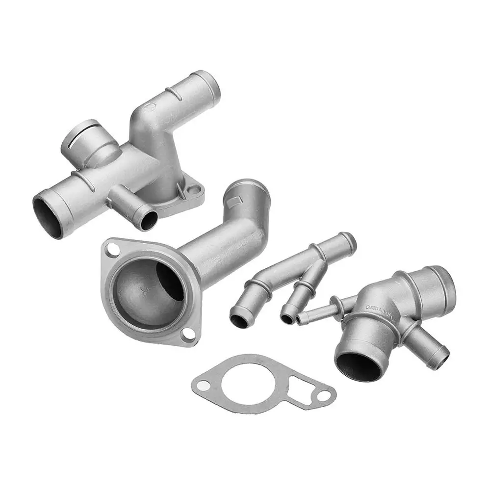Car Accessories Opel 4pcs Set Aluminum Coolant Flange Upgrade Kit For VW MK4 Golf Jetta GLI GTI 337 1.8T For Audi TT Chevrolet