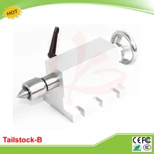 CNC tailstock-B 4 Axis,MT2 Rotary Axis Lathe Engraving Machine Chuck for mini CNC 3020 CNC 3040