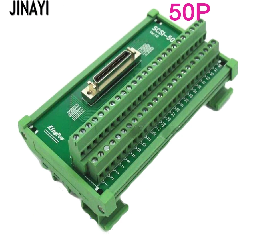 SCSI50 SCSI 50 Pin SCSI14 SCSI20 SCSI26 SCSI36 14P 20P 26P 36P блок разрывная Клеммная плата адаптер