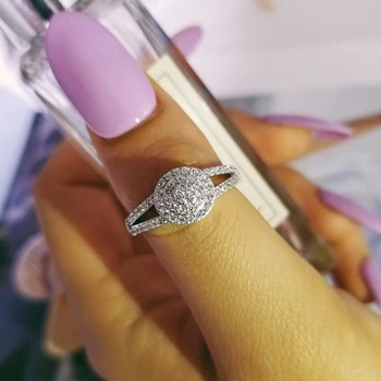 

original Design 925 sterling silver fashion luxury wedding ring engagement finger ring wholesale jewelry R4613S