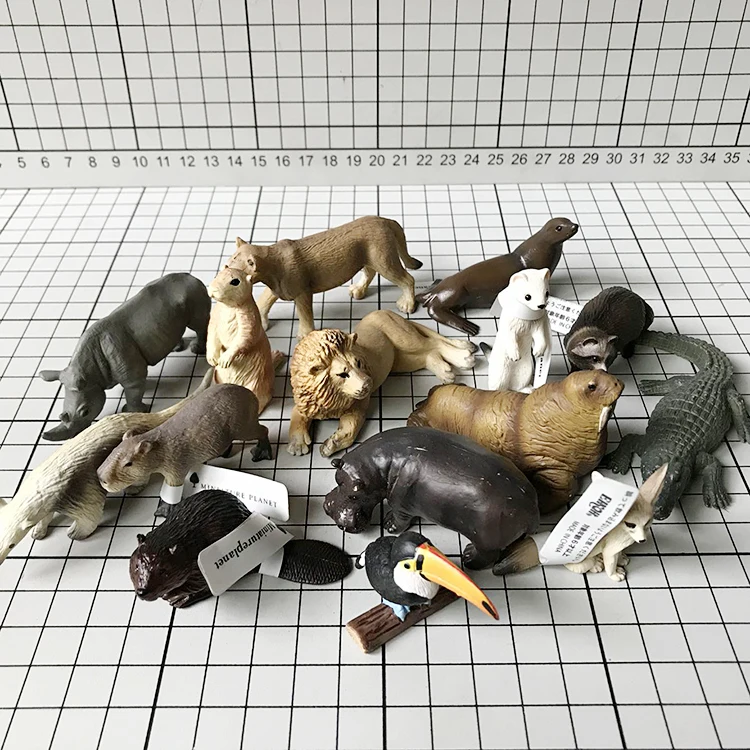 Мини фигурка из ПВХ модель игрушки искусственное украшение Лев морской лев