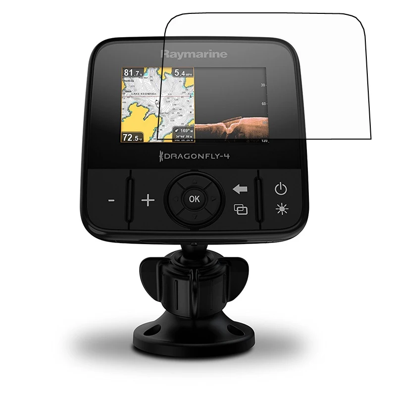 

2x Clear LCD Screen Protector Shield Film for Raymarine Dragonfly 4 Dragonfly4 GPS Accessories
