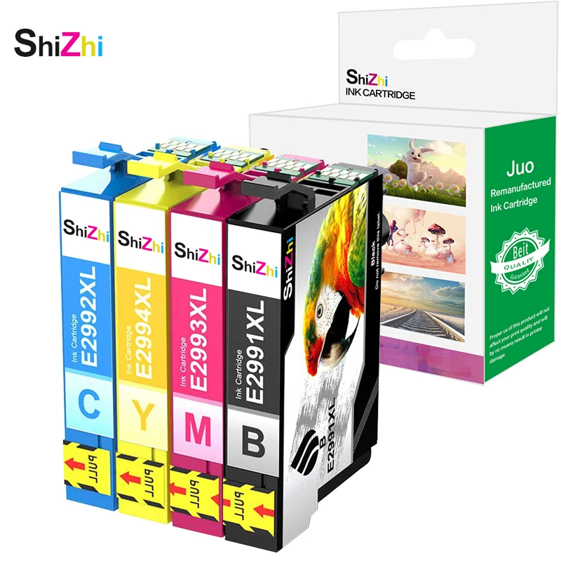SHIZHI Замена чернильных картриджей для Epson 29 29XL T2991XL XP235 XP247 XP245 XP332 XP335 XP342 XP345 XP435 XP432