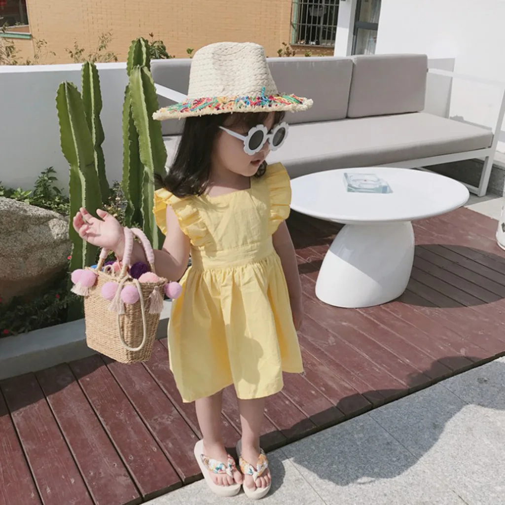 Hot Sale Summer Cute Sun Flower Kids Children Baby Boy Girl Soft Plastic UV400 Classic Vintage Holiday Sunglasses Headwear Acc