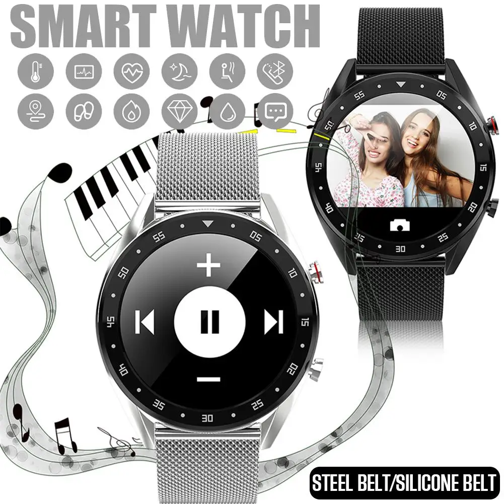 

L7 Smart Bracelet Heart Rate Blood Pressure Oxygen Sleep Monitoring IP68 Waterproof Pedometer Fitness Tracker Sports Watch