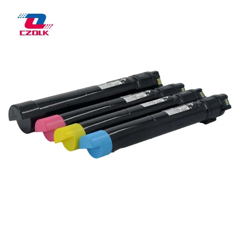 Cartucho de Toner Compatível para Xerox Novo Phaser 7500dn 7500dt 7500dx 7500n 7800 7800dn dt dx n 4 Pçs – Set bk c m y 1pc x 7500