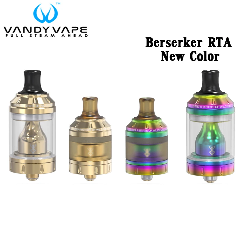 

New color Vandy Vape Berserker 24 MTL RTA Tank 2ML To 4.5ML Top-filling Easy to Build VandyVape Berserk E-Cigarettes Atomizer