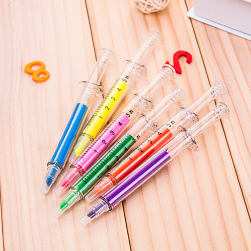1 шт. маркер игла шариковая ручка обучение в письменной форме цвет случайный студенческие канцелярские товары художественная живопись