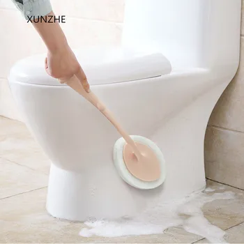 

XUNZHE 1 Pcs Home Supplies Multifunction Brush Sponge House Cleaning Long-handle Wall Floor Scourer Bathroom Bath