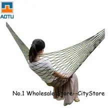 50 шт./партия, летний легкий нейлоновый сетчатый гамак легкий и портативный, максимальная нагрузка 100 кг 240*80 см, смешанный цвет