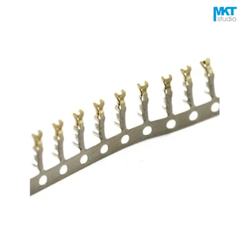 

1000Pcs Gold Plated Dupont Metal Crimps Terminals For Dupont 2.0mm Pitch Female Housing Box Header
