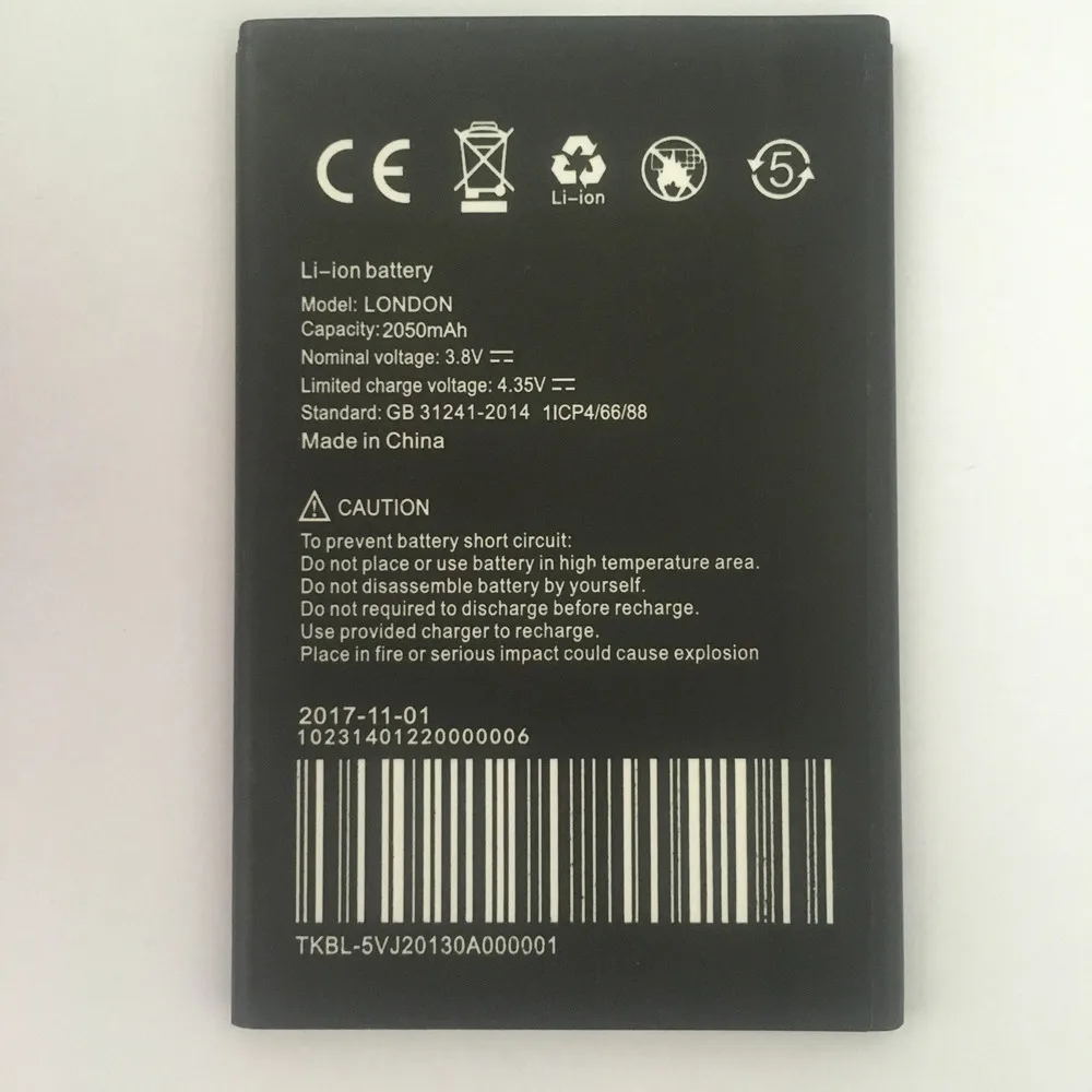 

Mobile phone battery UMI LONDON battery 2050mAh Long standby time Test normal use before shipment UMI Phone battery