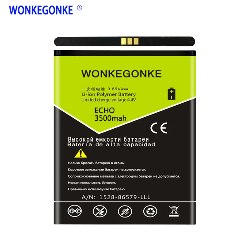 

WONKEGONKE For Cubot ECHO Battery Batterie Bateria High quality +tracking number