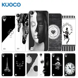 Новейший Капа для htc Desire 530/630 чехол для телефона B & W дизайн задняя крышка Силиконовый ТПУ мягкий для Fundas htc Desire 530 Coque