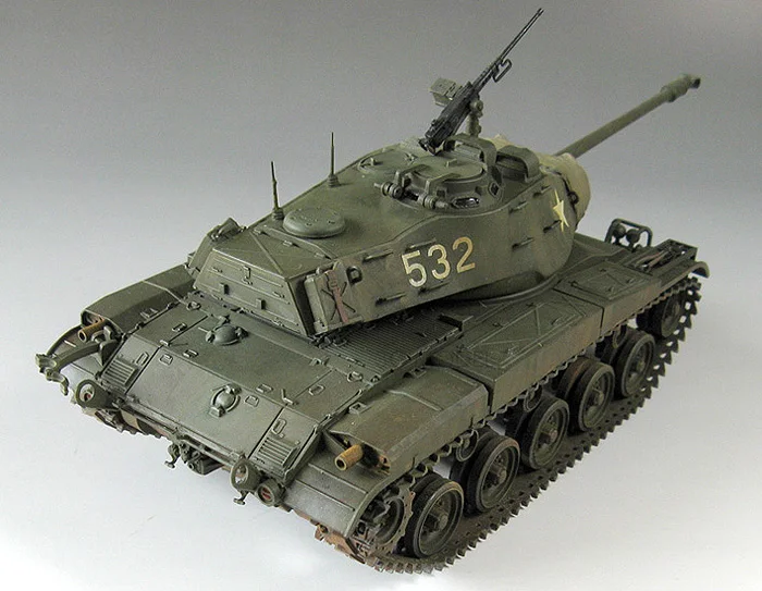 Tamiya TAM35055 1/35 США M41 Уолкер бульдог Военная сборка AFV Модели Строительные наборы