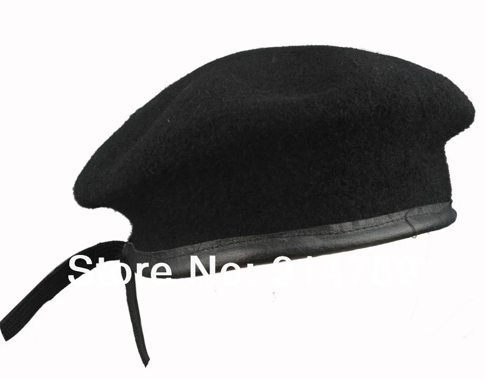 Армейский Специальный военный шерстяной берет черного цвета L 33930|beret sale|beret womenberet