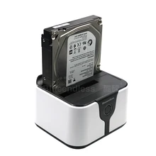 hdd clone station 2 Bay to SATA ssd box hd 3.5” 2.5 inch hdd enclosure 4tb per bay usb 3.0 suit for hdd ssd station blueendless