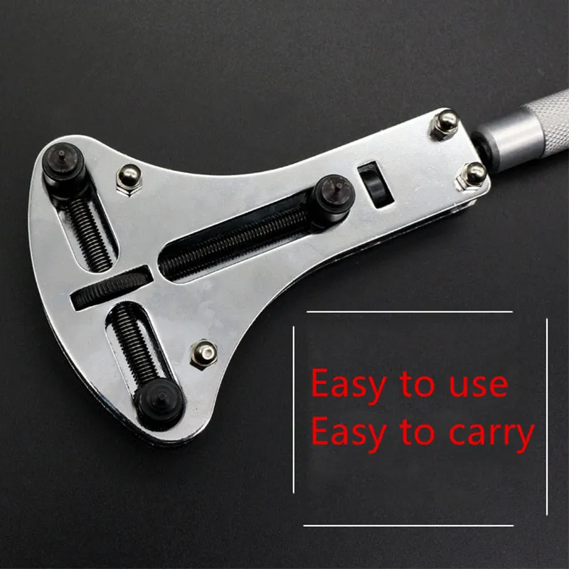 Length 16cm Width 6cm Watch Repair Tool Watch Bottom Opener Bottom Cover Remove Back Cover Replace Battery Three-Claw Open Cover