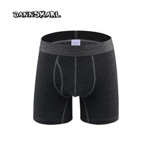Стиль высокого качества Модные мужские боксеры Выступающие Удлиненные Прямые удобные мужские хлопковые шорты брюки мужские под брюки