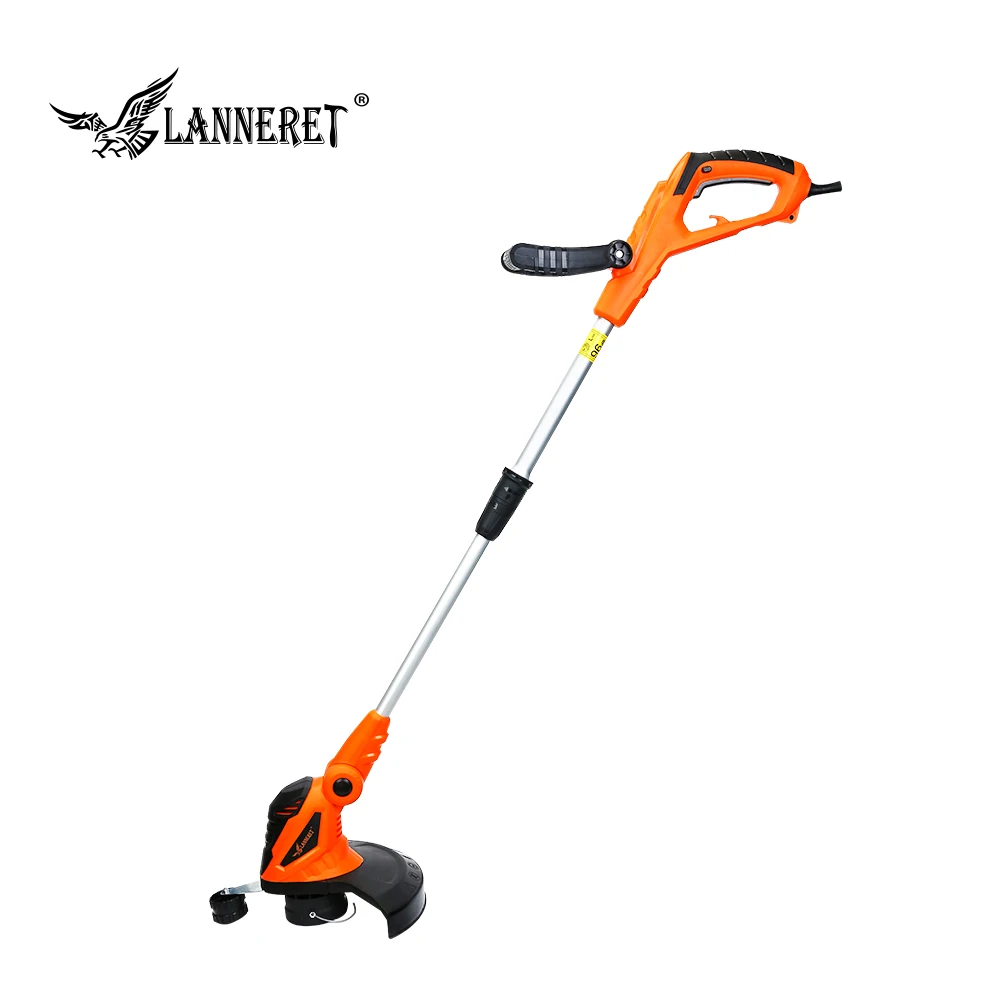 LANNERET 550W AC Electric Grass Trimmer Hand Cleaner Grass Cutter Machine Line Trimmer Ajustable Shaft Rotation Tube Garden Tool LANNERET 550W AC Electric Grass Trimmer Hand Cleaner Grass Cutter Machine Line Trimmer Ajustable Shaft Rotation Tube Garden Tool