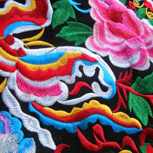 Патчи для вышивки пионами квадратные 36*36 см|embroidery patch|garment patchpatch sewing |