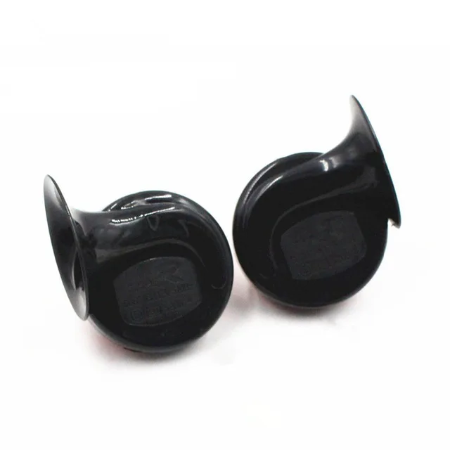 

Universal Auto Electric Loud klaxon horn 12V 1 Pair Air Horn Suona Snail Set 120dB Tone Vehicle Boat Motor Van Truck Siren