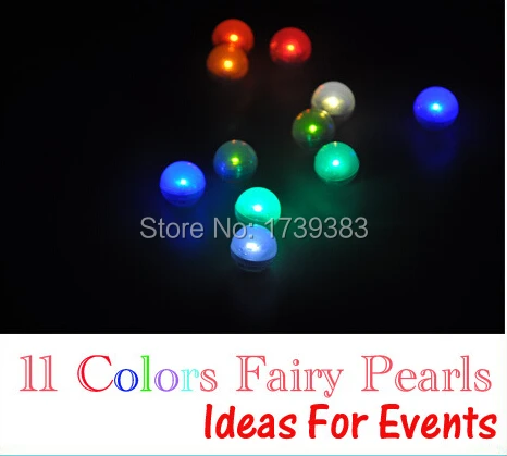 

240Pcs/lot Colorful Float LED Berry Lights Romantic Wedding Party Decorations Venue Party Function Pearls Balloon Decor Supplies