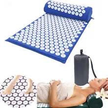 Прямая поставка акупрессура коврик массажер снимает стресс тела Боль коврик естественное облегчение стресс тела Массажная Подушка с сумкой