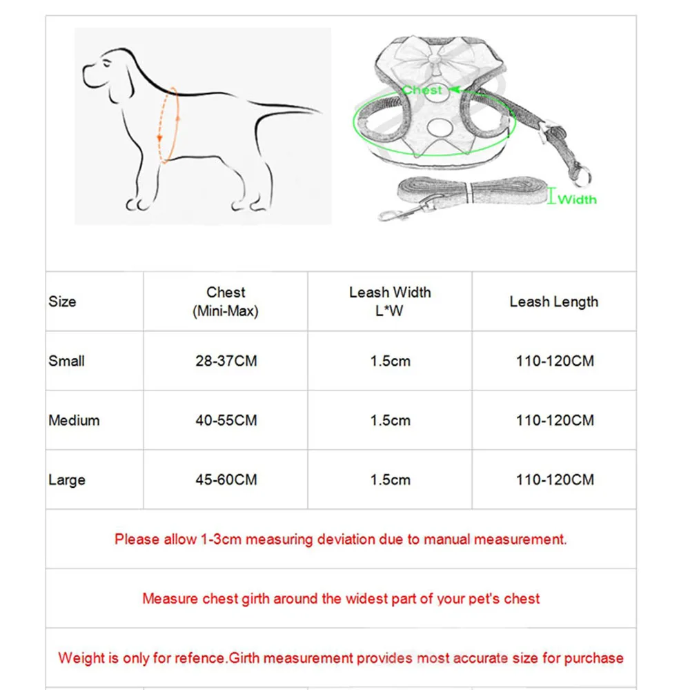 Поводок для собак, жилет, набор для маленьких и средних собак, галстук-бабочка, торжественное платье, плед, щенок, дышащие ремни, нагрудный ремень, чихуахуа