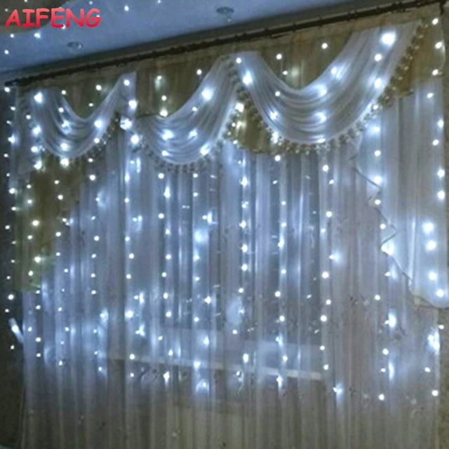 AIFENG Led Chaîne de Rideau 3 M x 1.5 M 3 M x 2 M 3 M x 3 M ... AIFENG Led Chaîne de Rideau 3 M x 1.5 M 3 M x 2 M 3 M x 3 M ...