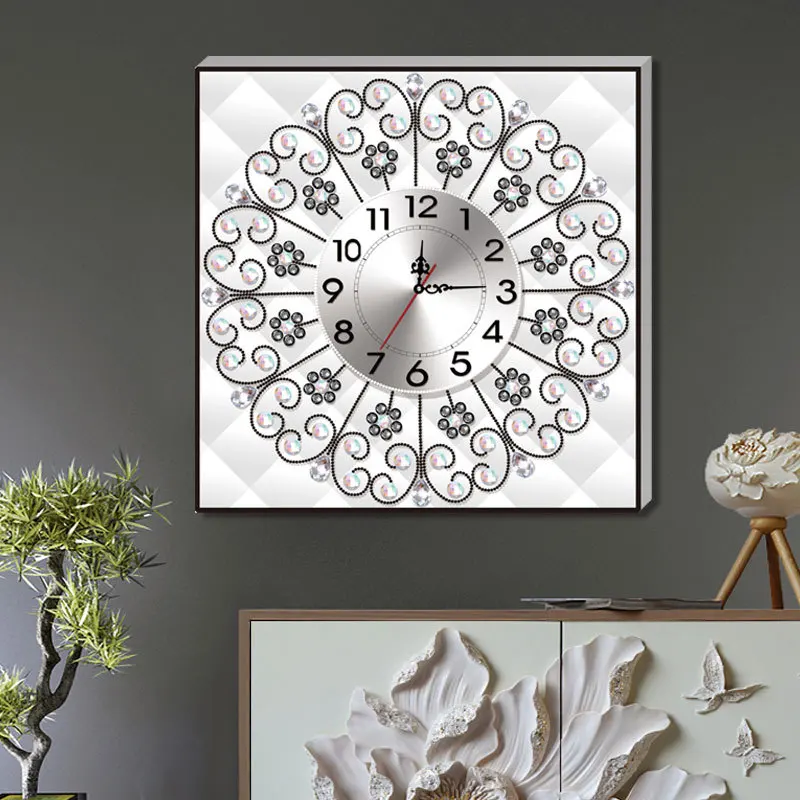 Часы алмазная живопись 5D DIY Вышивка креативный круглый и специальный декор искусство ремесла и шитье рукоделие вышивка крестиком