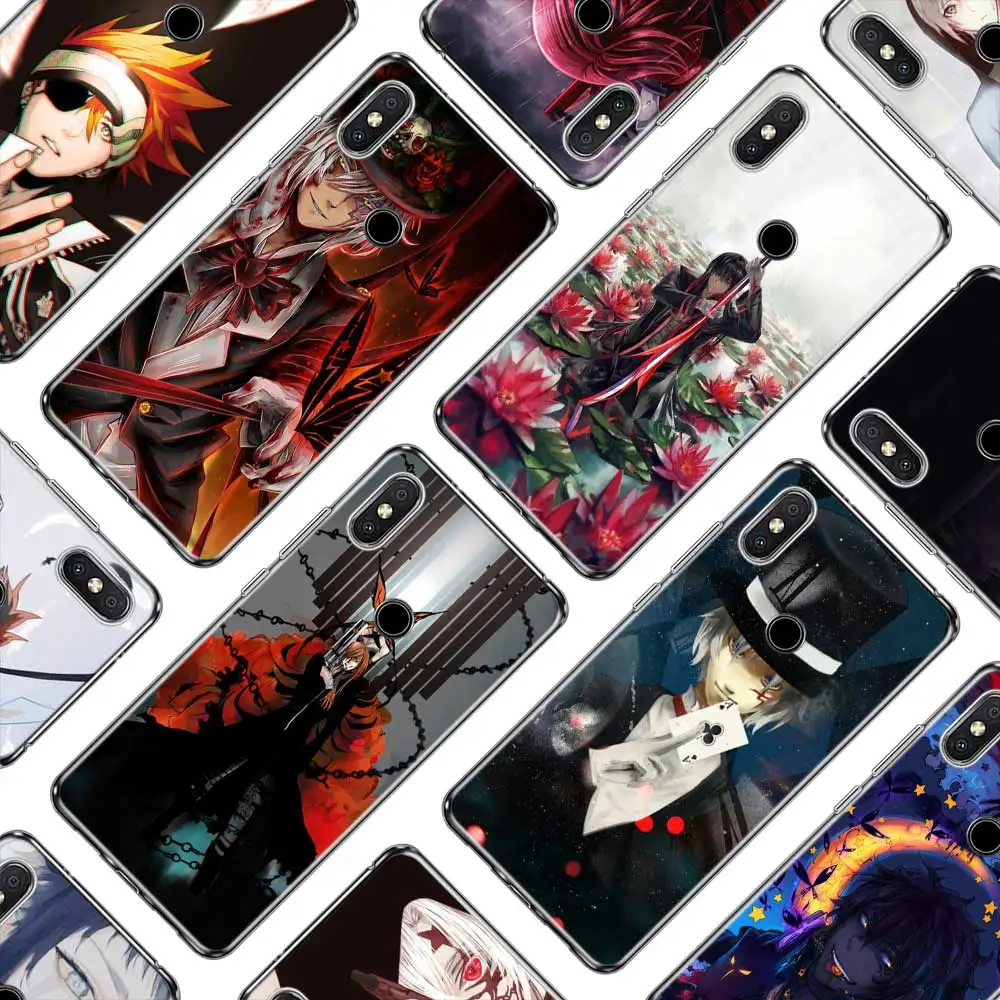 

Silicone Phone Case D Gray-Man for Xiaomi A1 A2 Redmi Note 4 4X 9 8 7 6 6A 5 5X 6X S2 Pro Lite Plus Cover
