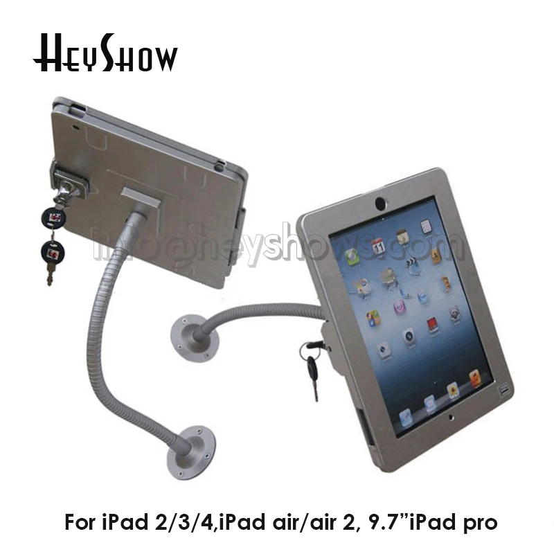 tablet-wall-mount-security-display-stand-holder-lock-metal-case-rack-protect-for-ipad-2-3-4-air-with-lock-and-adjustable