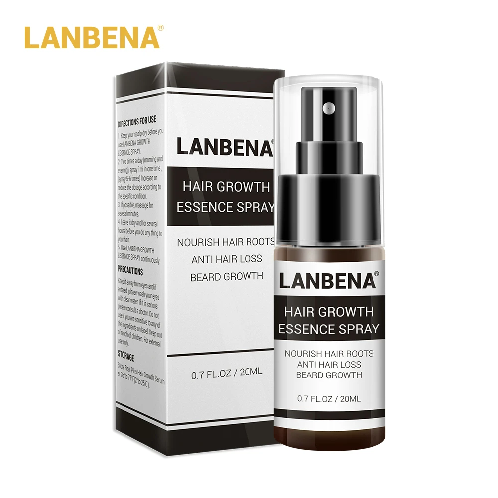 LANBENA Hair Growth Essence Spray Product Preventing Baldness Consolidating Anti Hair Loss Nourish Roots Easy To Carry Hair Care LANBENA Hair Growth Essence Spray Product Preventing Baldness Consolidating Anti Hair Loss Nourish Roots Easy To Carry Hair Care