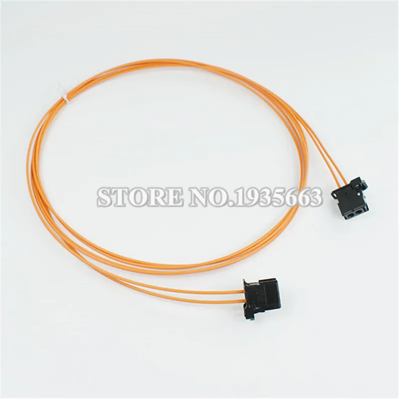 

MOST Fiber Optic Cable Connectors Male To Male For Audi BMW Benz 100CM
