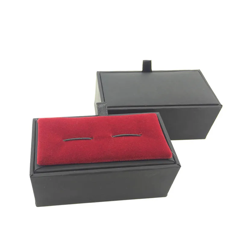 

2017 Cufflinks Box Jewelry Display Gift Box Gemelos Tie clip Storage Boxes Cuff links Case